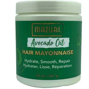 Mazuri Avocado Oil Hair Mayonnaise for Repair & Smooth Hair 567g