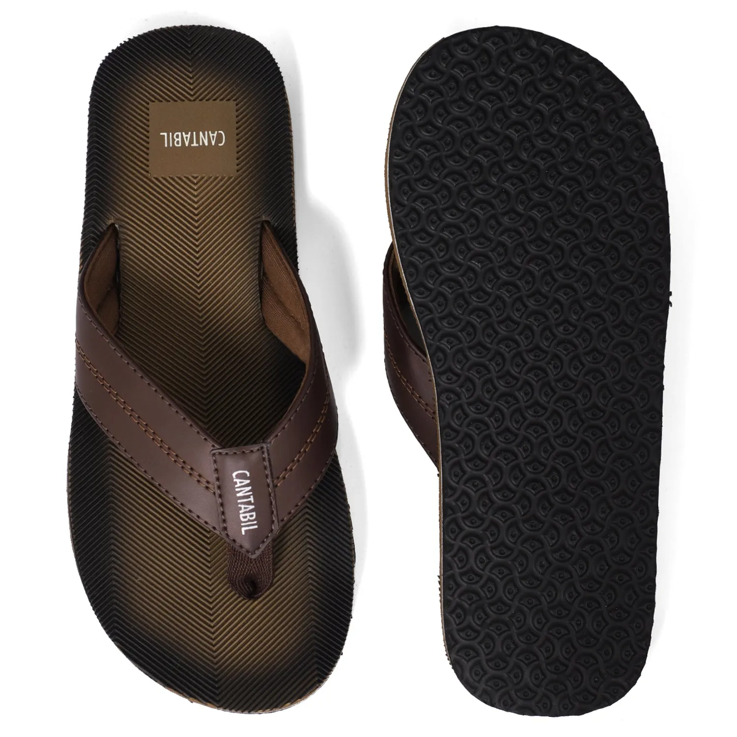 Men's Brown Slippers