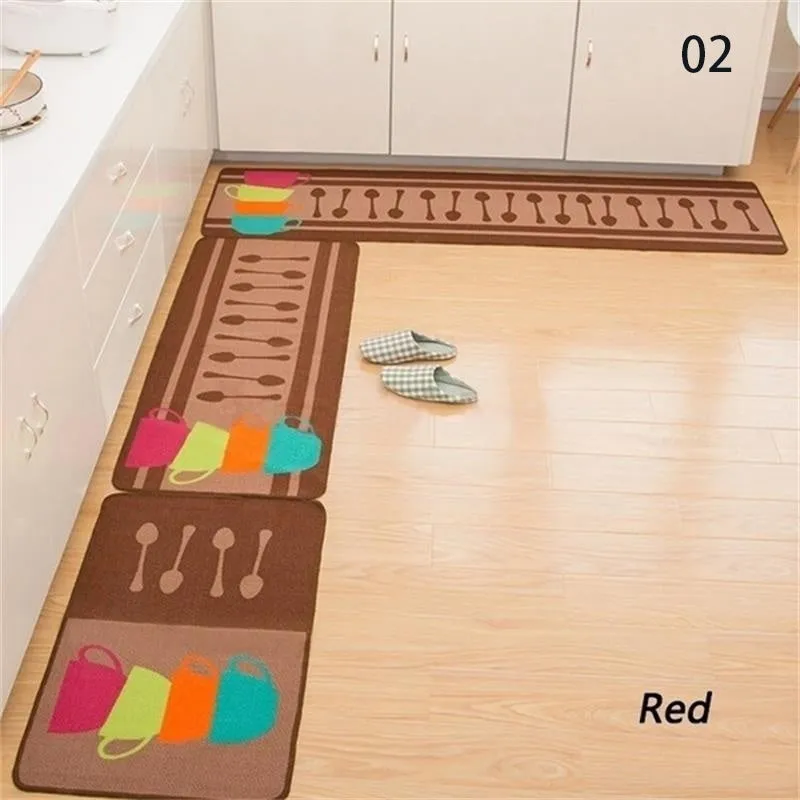 Modern Elements Kitchen Bathroom Super Soft Non-slip Mats Rugs and Carpets