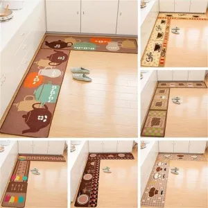 Modern Elements Kitchen Bathroom Super Soft Non-slip Mats Rugs and Carpets