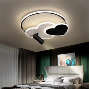 Modern heart-shaped LED spotlight ceiling light bedroom study led light ceiling children&#39;s room indoor lighting fixtures lamps