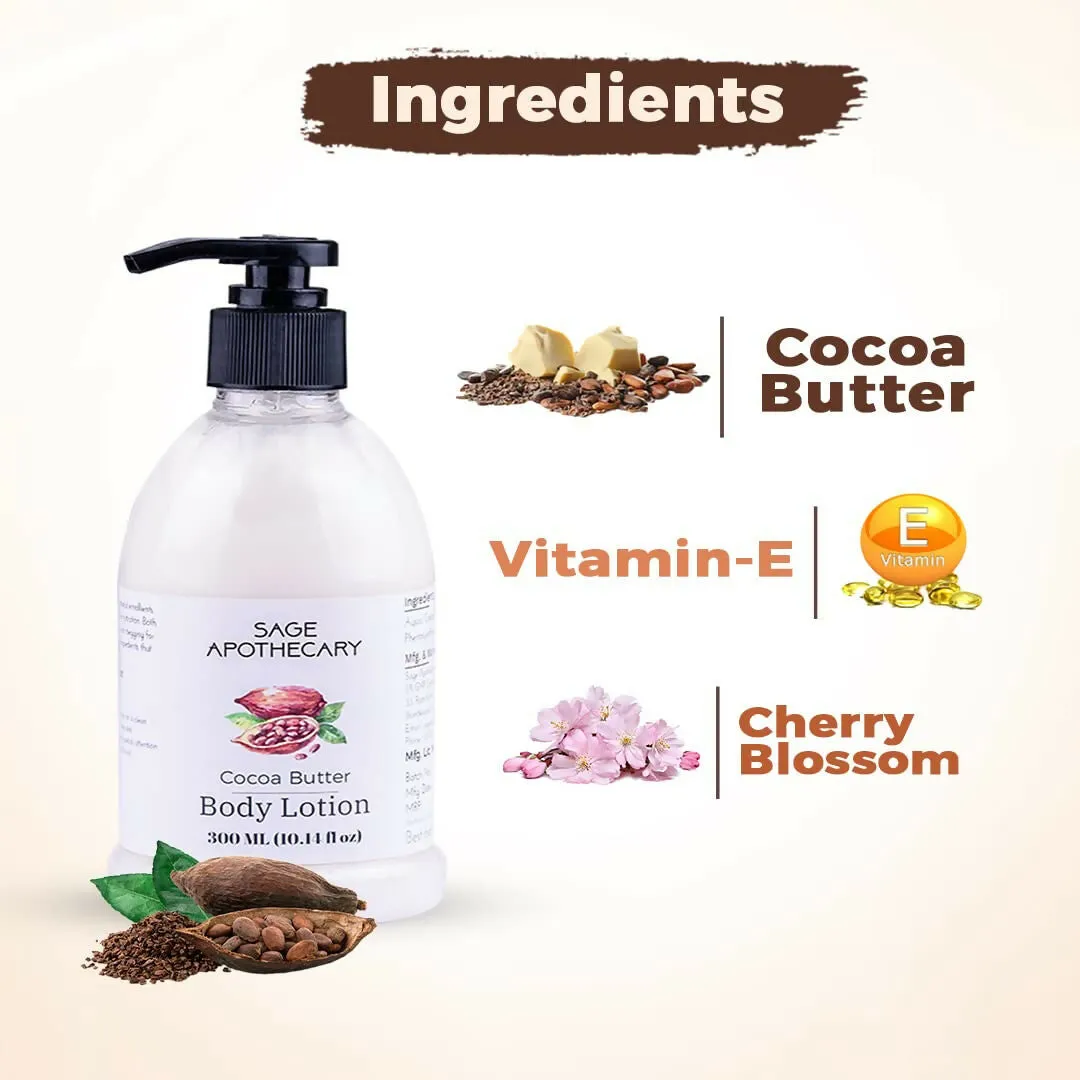 Natural Castor & Cocoa Butter Body Lotion (300ML)