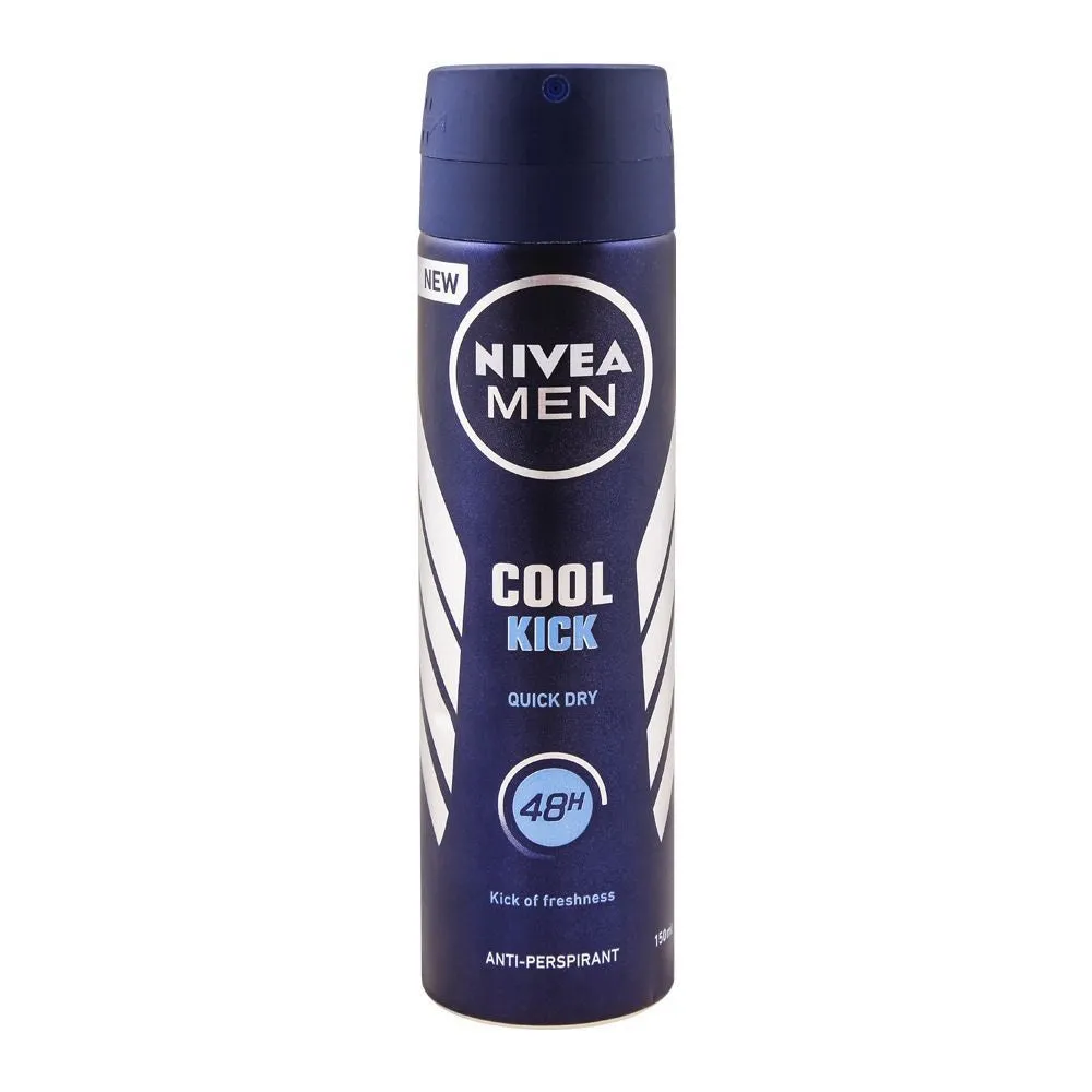 Nivea Cool Kick for Men Spray 48 Hr Antiperspirant 150ml