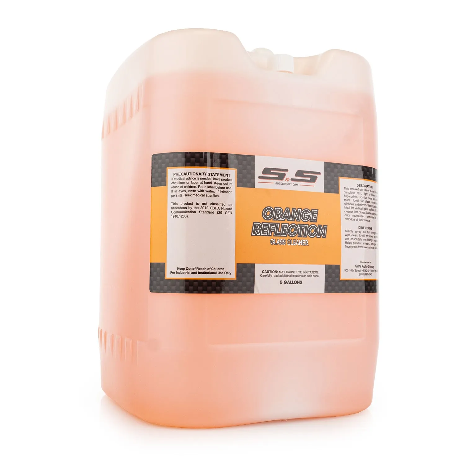 Orange Reflection Gel Glass Cleaner