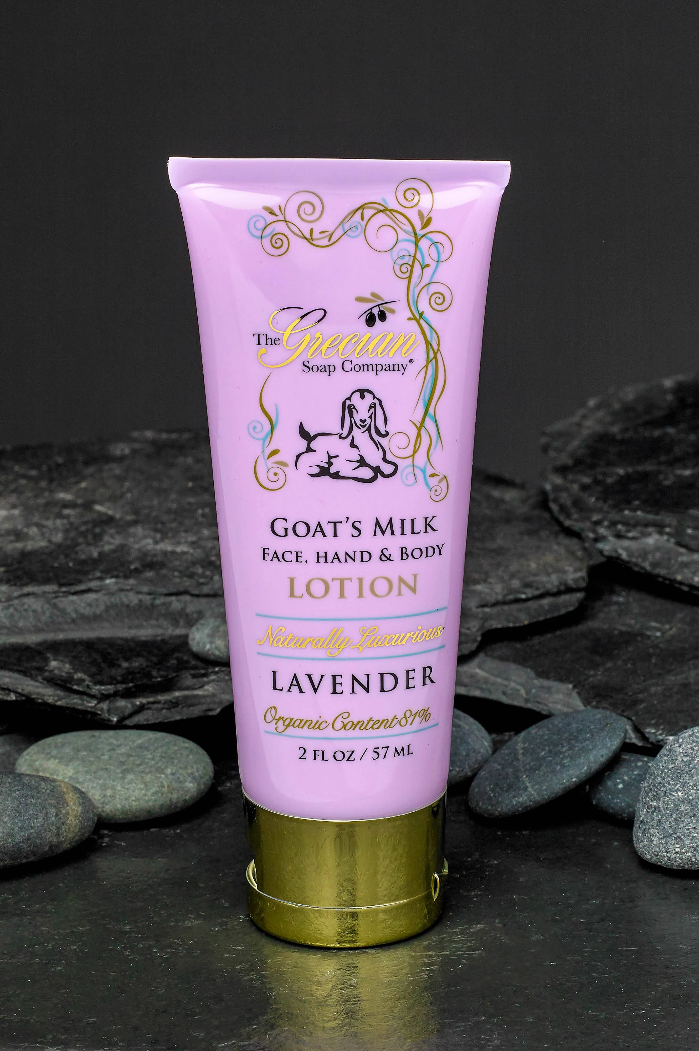 Organic Beauty Hydrating Natural Goat Milk Lotion Tubes: Lavender