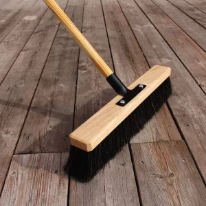 Outdoor Broom with Broomstick