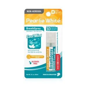 Pearlie White Instant Breath Freshening Sprays 8.5ml - 100 sprays - Cool Mint