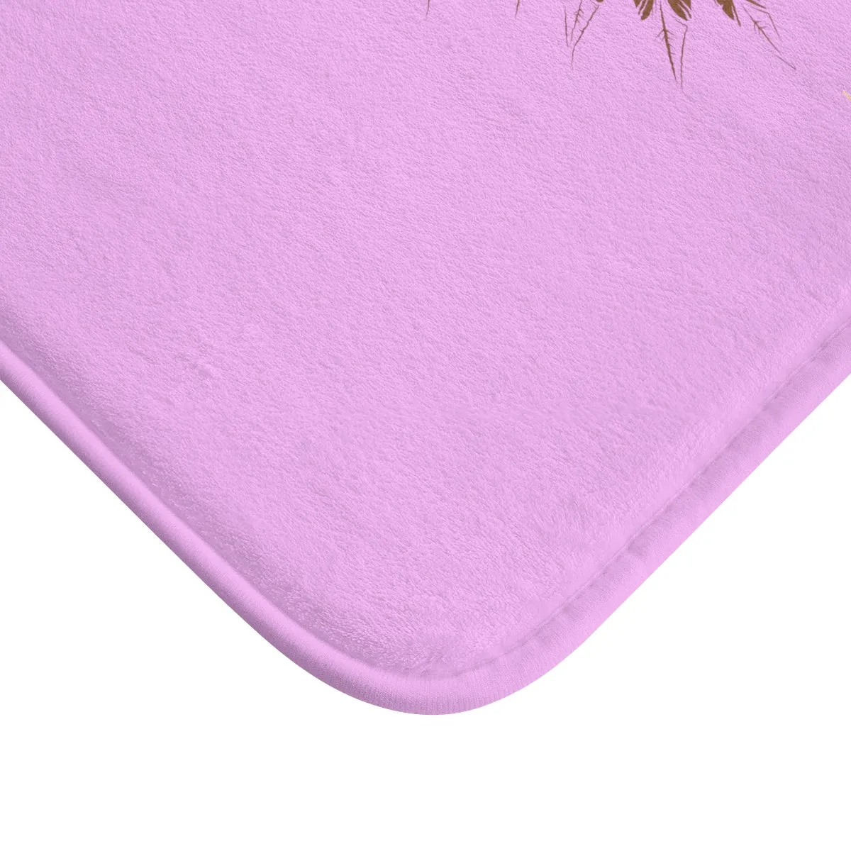 Pink Motivational Bath Mat, "Your Vibe Attracts Your Tribe", Inspirational Premium Bath Mat- Printed in USA