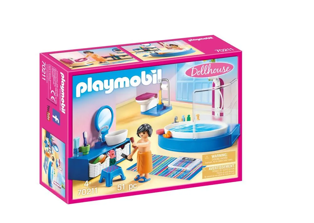 Playmobil 70211 Bathroom With Tub