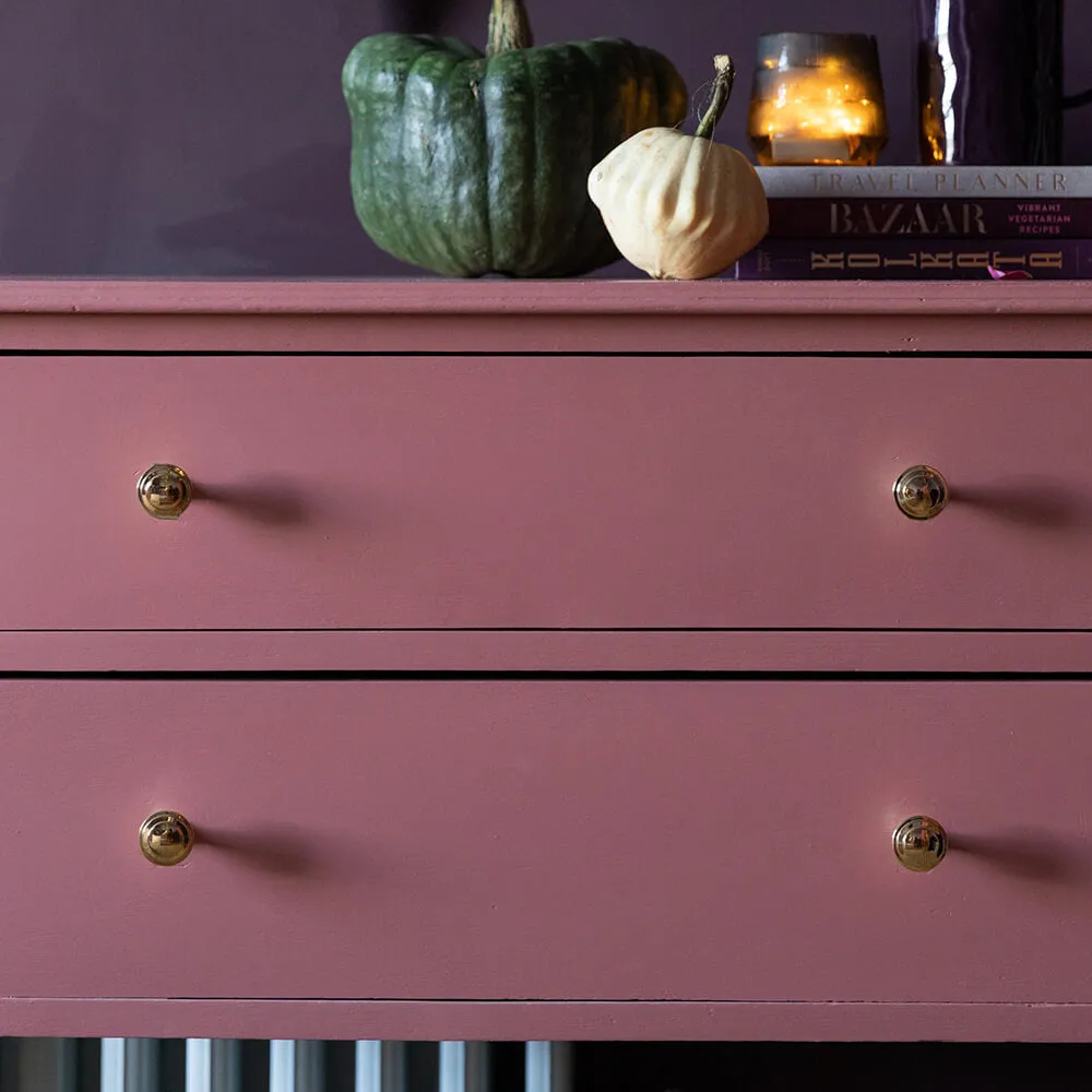 Polished Brass Round Ribbed Cabinet Knob