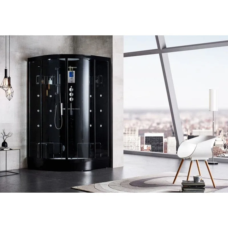 Sauna Hammam SHOWER CABIN HAMMAM DUO ARCHIPEL® QDR 115C BLACK - MK53016813