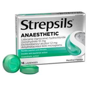 Strepsils Plus Anaesthetic Lozenges 16 Pack