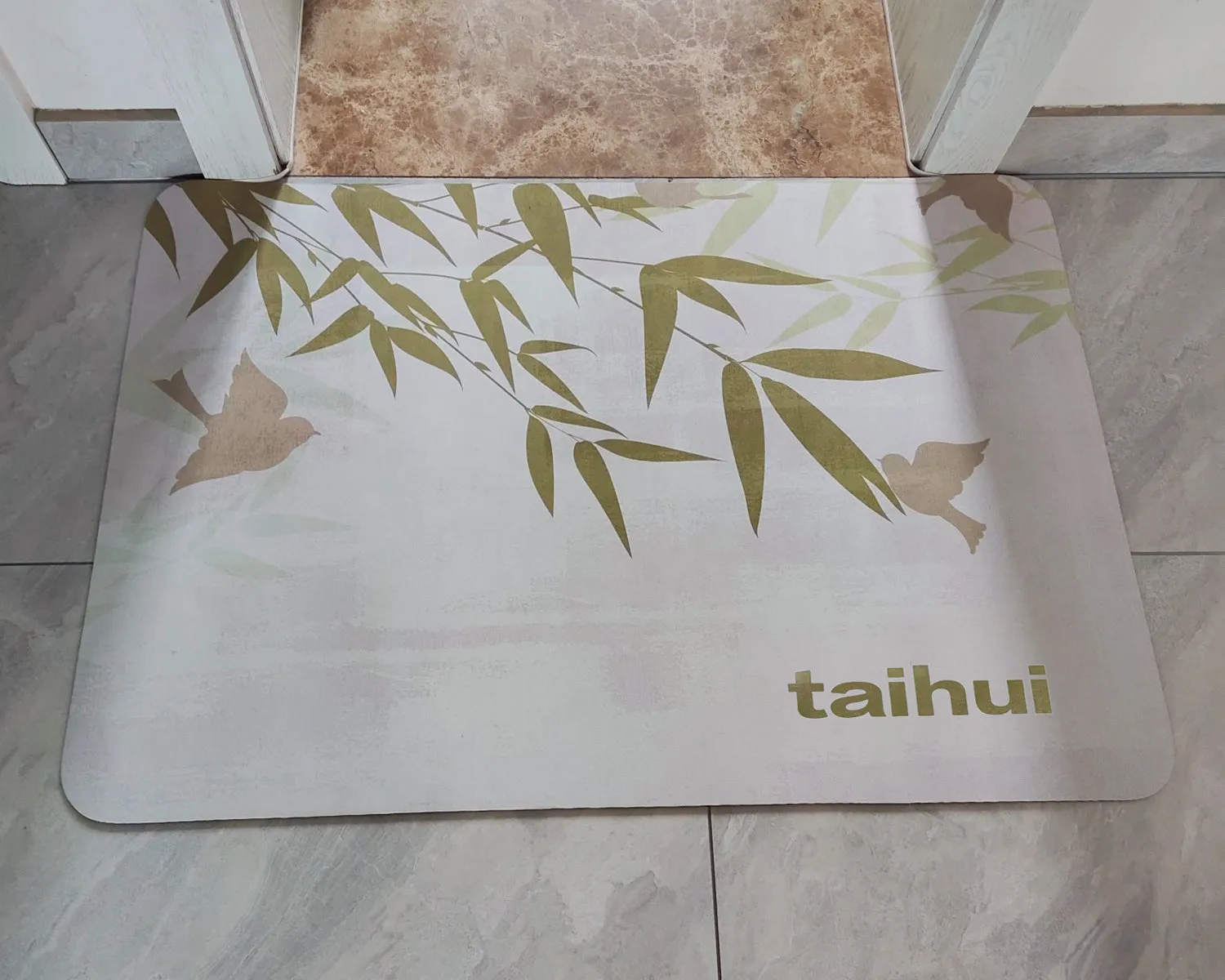 taihui Bathroom Rugs Non Slip Absorbent Bath Rugs Funny Bathroom Rugs ,Machine Washable