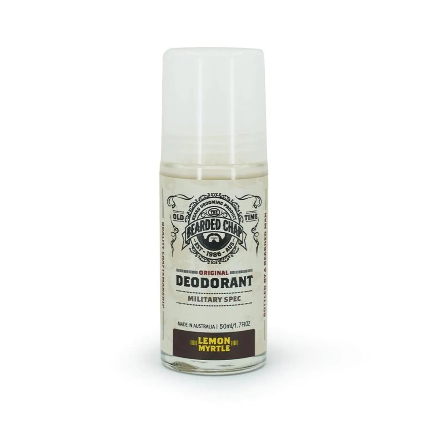 The Bearded Chap Military Spec Deodorant - Lemon Myrtle (50ml)