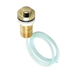 Trimscape KAM212 Garbage Disposal Air Switch Button, Polished Brass