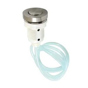 Trimscape KAM318 Garbage Disposal Air Switch Button, Brushed Nickel