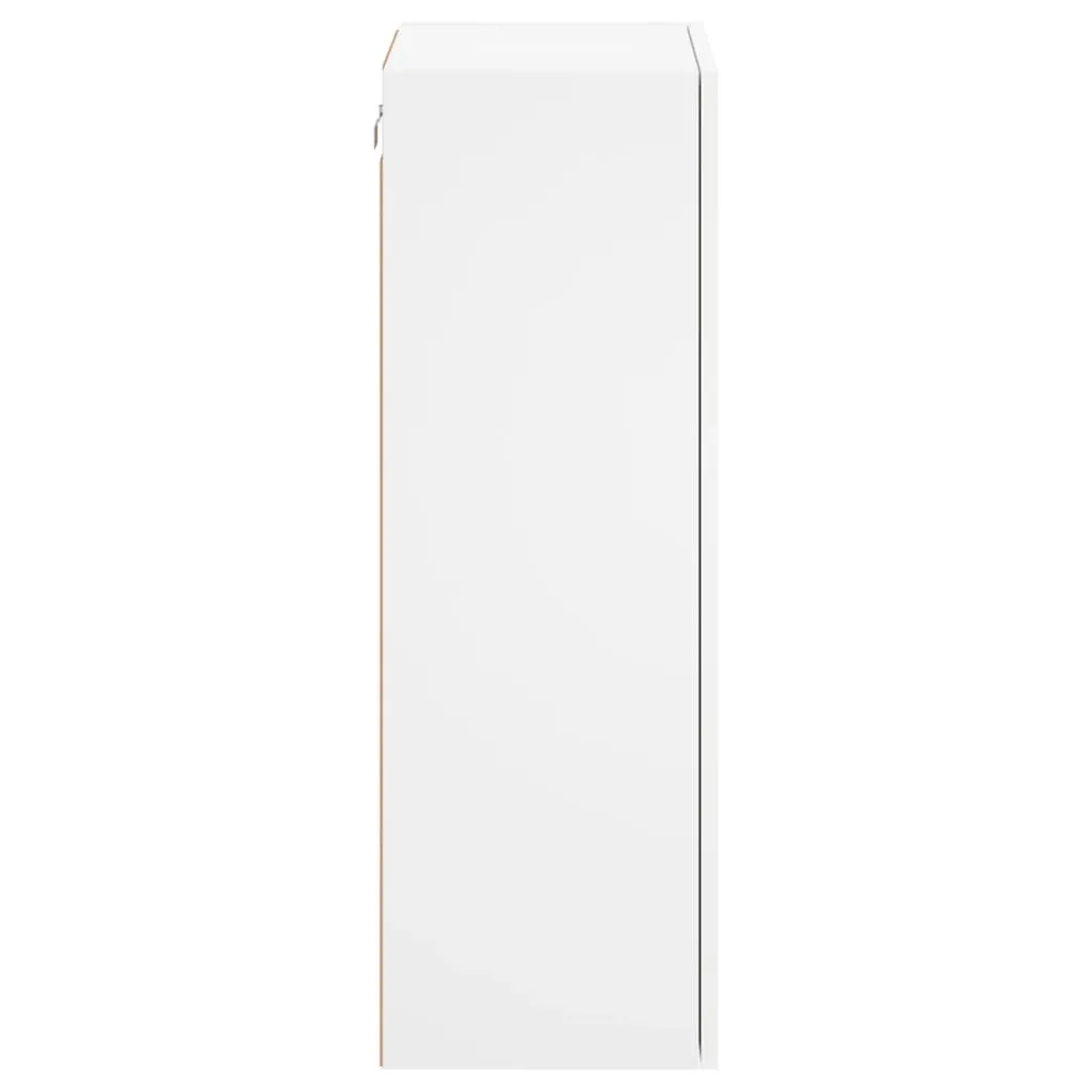 vidaXL TV Wall Cabinet White 40.5x30x90 cm Engineered Wood