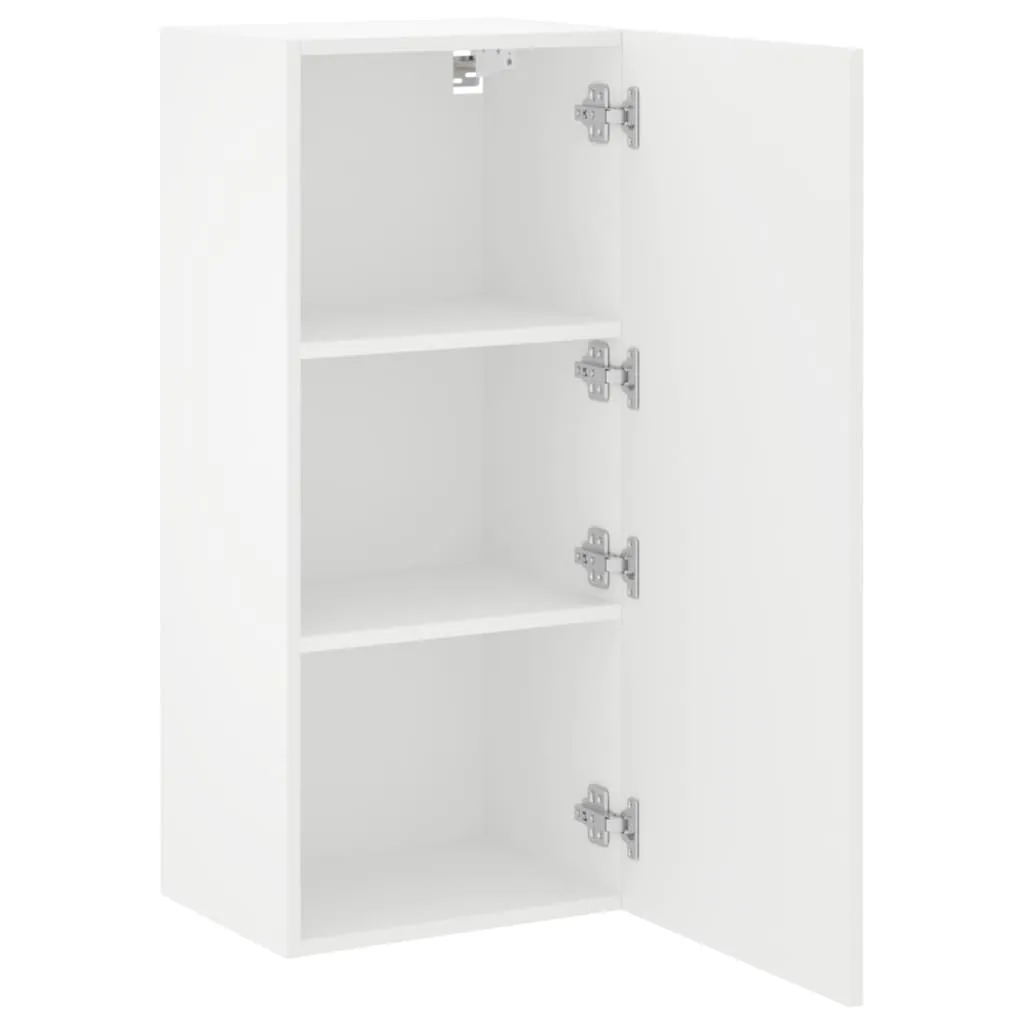 vidaXL TV Wall Cabinet White 40.5x30x90 cm Engineered Wood