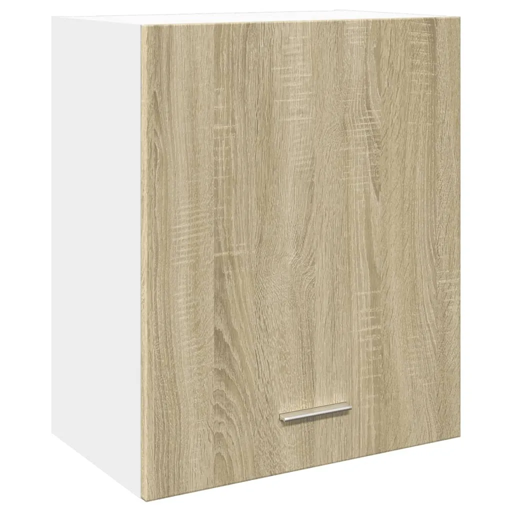 vidaXL Wall Mounted Cabinet Sonoma Oak 50x31x60 cm Engineered Wood