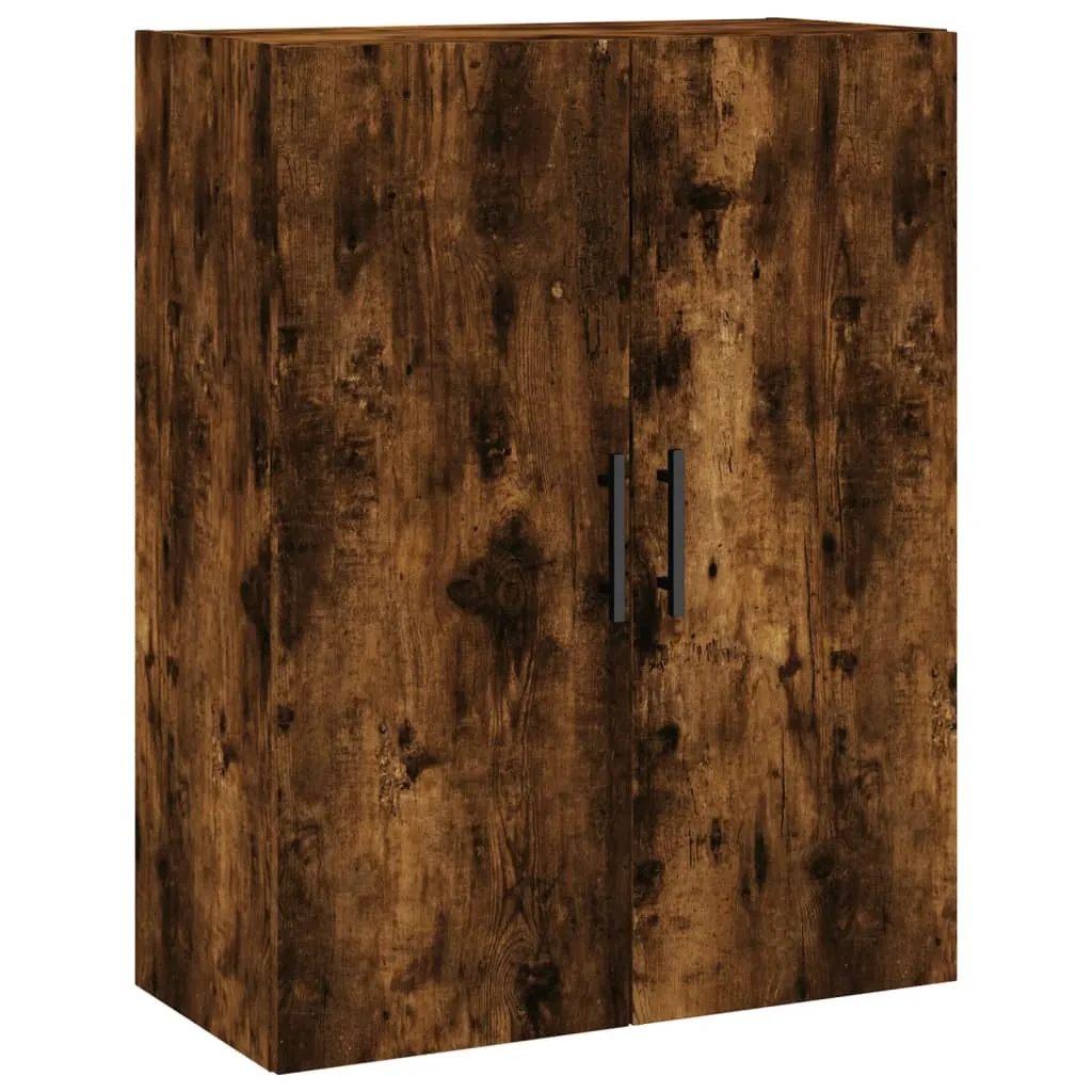 vidaXL Wall Mounted Cabinets 2 pcs Smoked Oak 69.5x34x90 cm