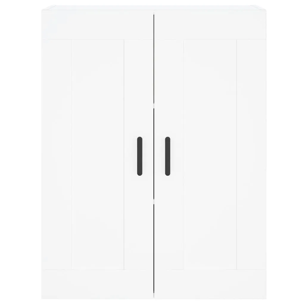 vidaXL Wall Mounted Cabinets 2 pcs White Engineered Wood