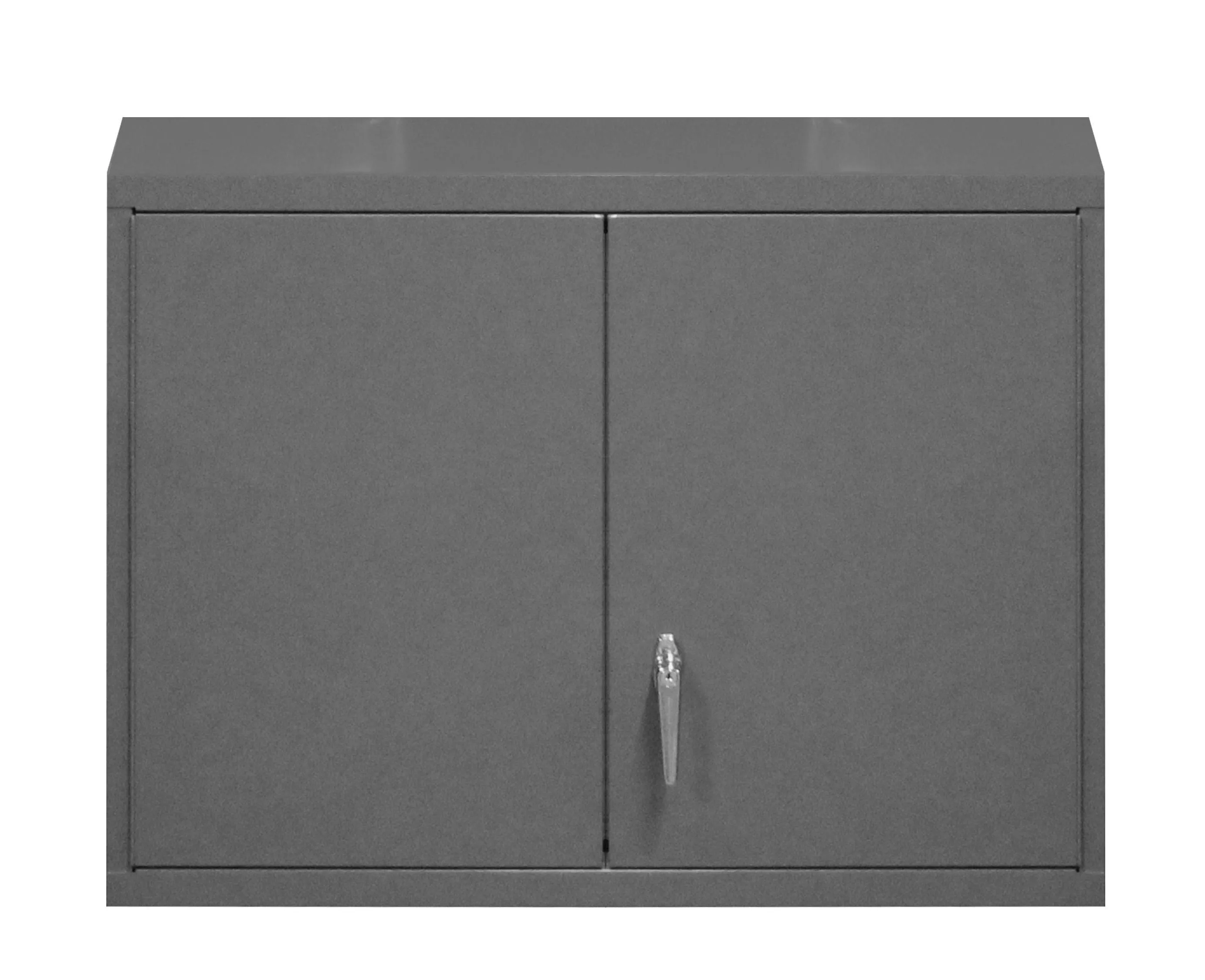 Wall Mounted Storage Cabinet, 3 Shelves 30" to 36" Wide