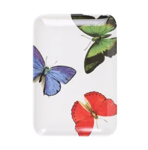 White Butterfly Tray