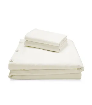 Woven™ Rayon from Bamboo Duvet Set - White